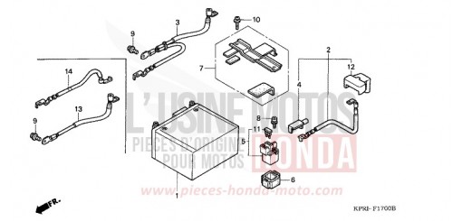 BATTERIE SH1501 de 2001